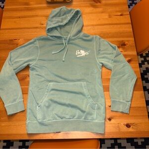 Bunger Surf Shop Graphic Green Hoodie XS
